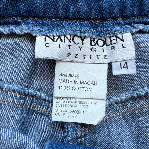 Vintage Nancy Bolen City Girl Jeans, Size 14P - Picture 9 of 13